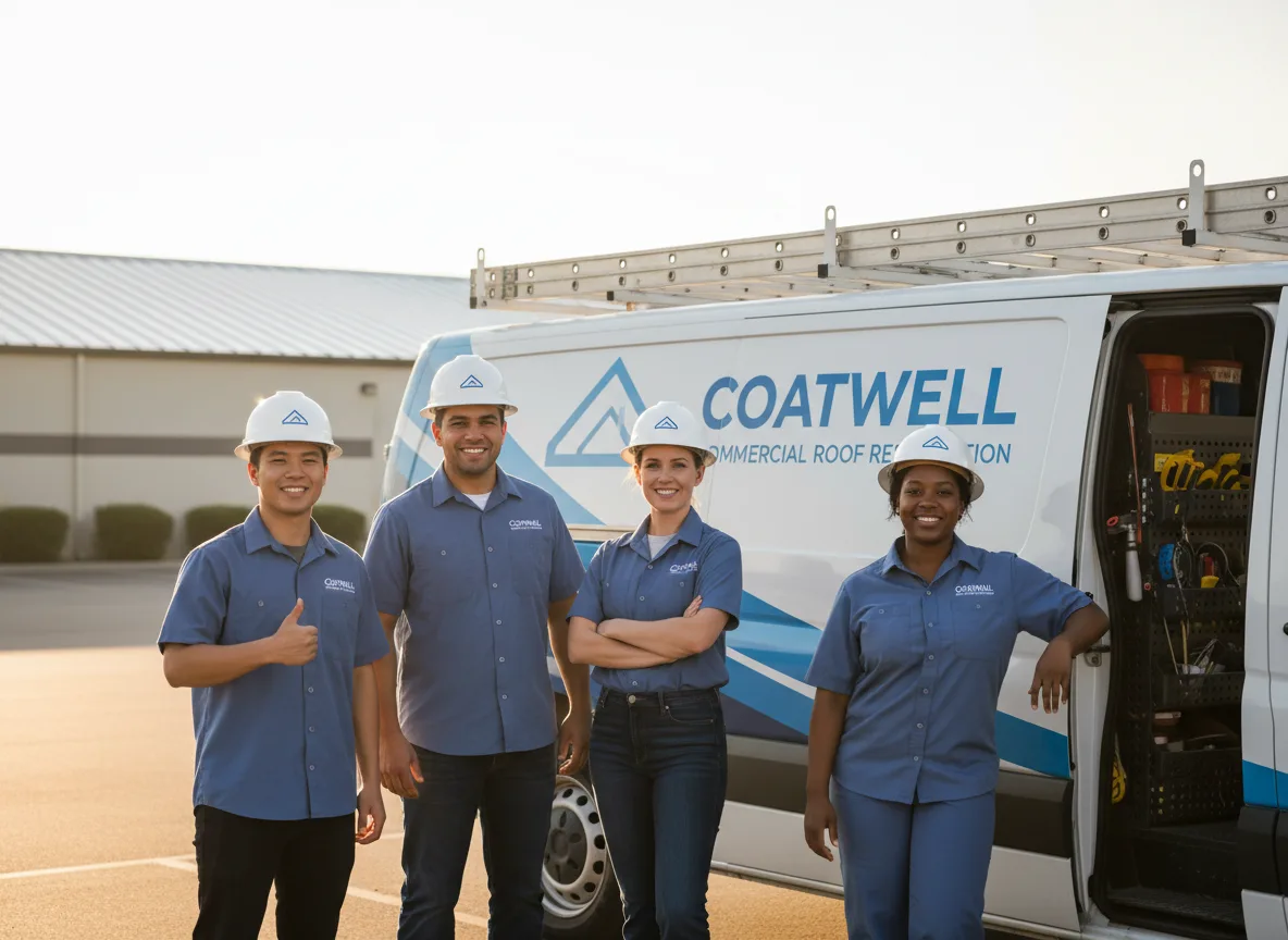 Commercial roof coating company in Arock, OR